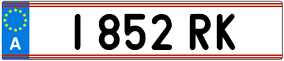 Truck License Plate